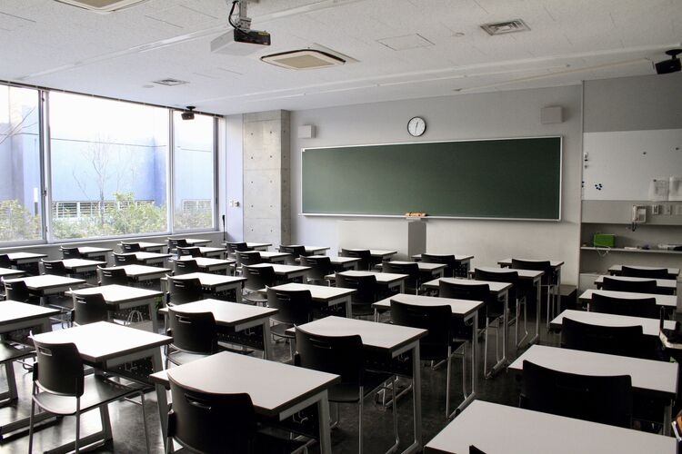 早稲田大学の教室